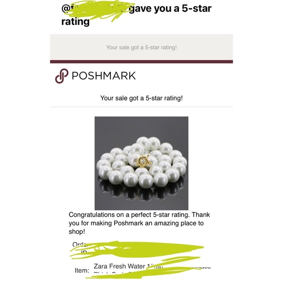 Zara Fresh Water Pearl Necklace Silver Thick Crab Clasp - Picture 16 of 16